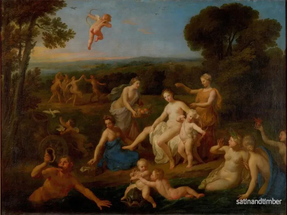 Reproduktion av målningen La Toilette de Vénus - Bon Boullogne - Bild 2