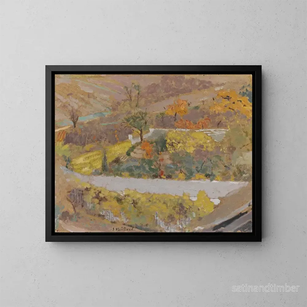 Reproduktion av målningen Landskapsbild till LtanglaVille - Édouard Vuillard
