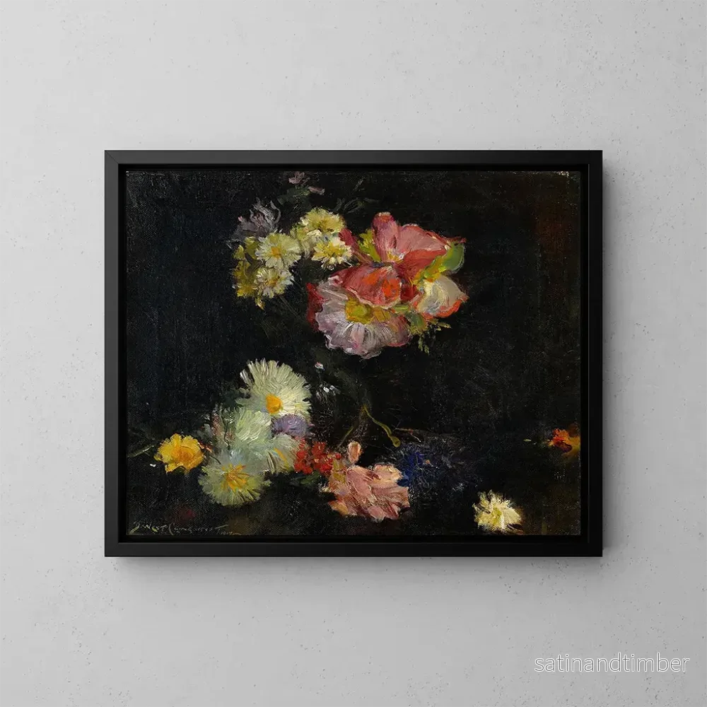 Reproduktion av målningen av en blomsterstilleben - Benjamin West Clinedinst