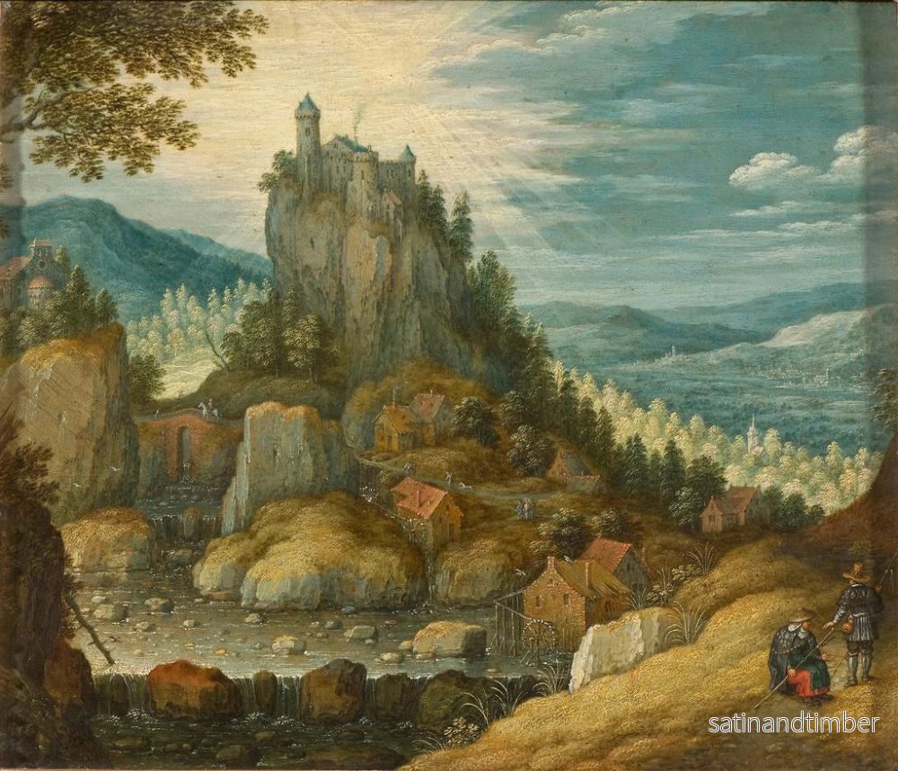 Reproduktion av målningen Landskap med ett fort - Marten Ryckaert - Bild 2