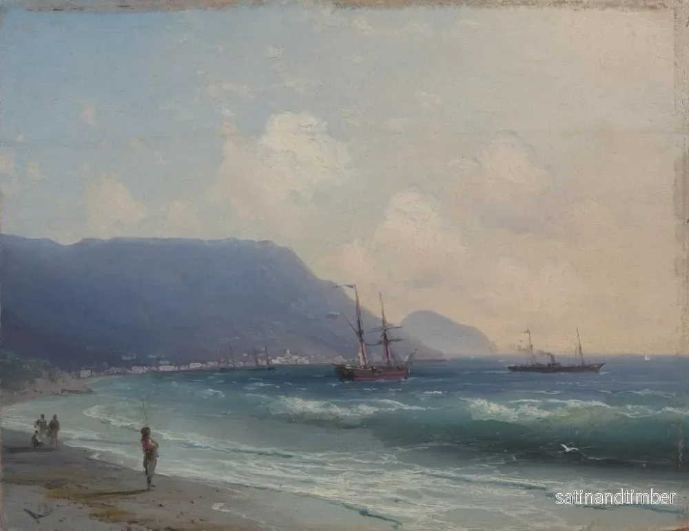 Reproduktion av målningen Marine - Ivan Konstantinovich Aivazovsky - Bild 2