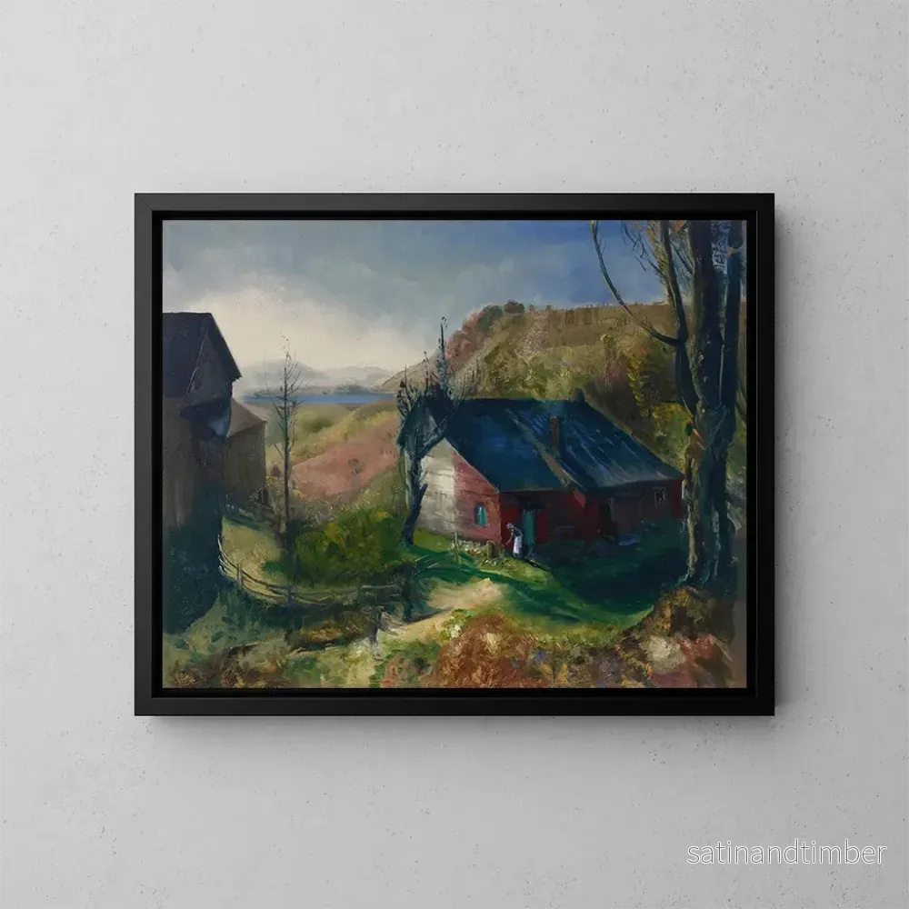 Reproduktion av målningen Ferme de montagne – George Wesley Bellows Reproduktion av målningen Ferme de montagne – George Wesley Bellows