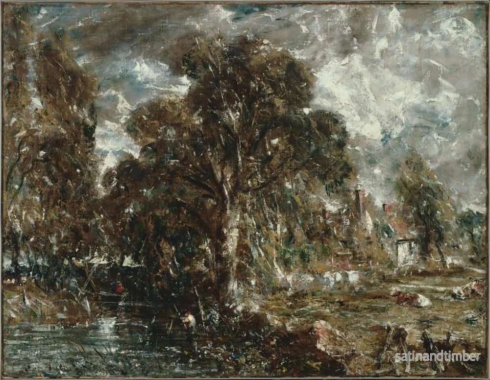 Reproduktion av målningen Vid floden Stour - John Constable - Bild 2