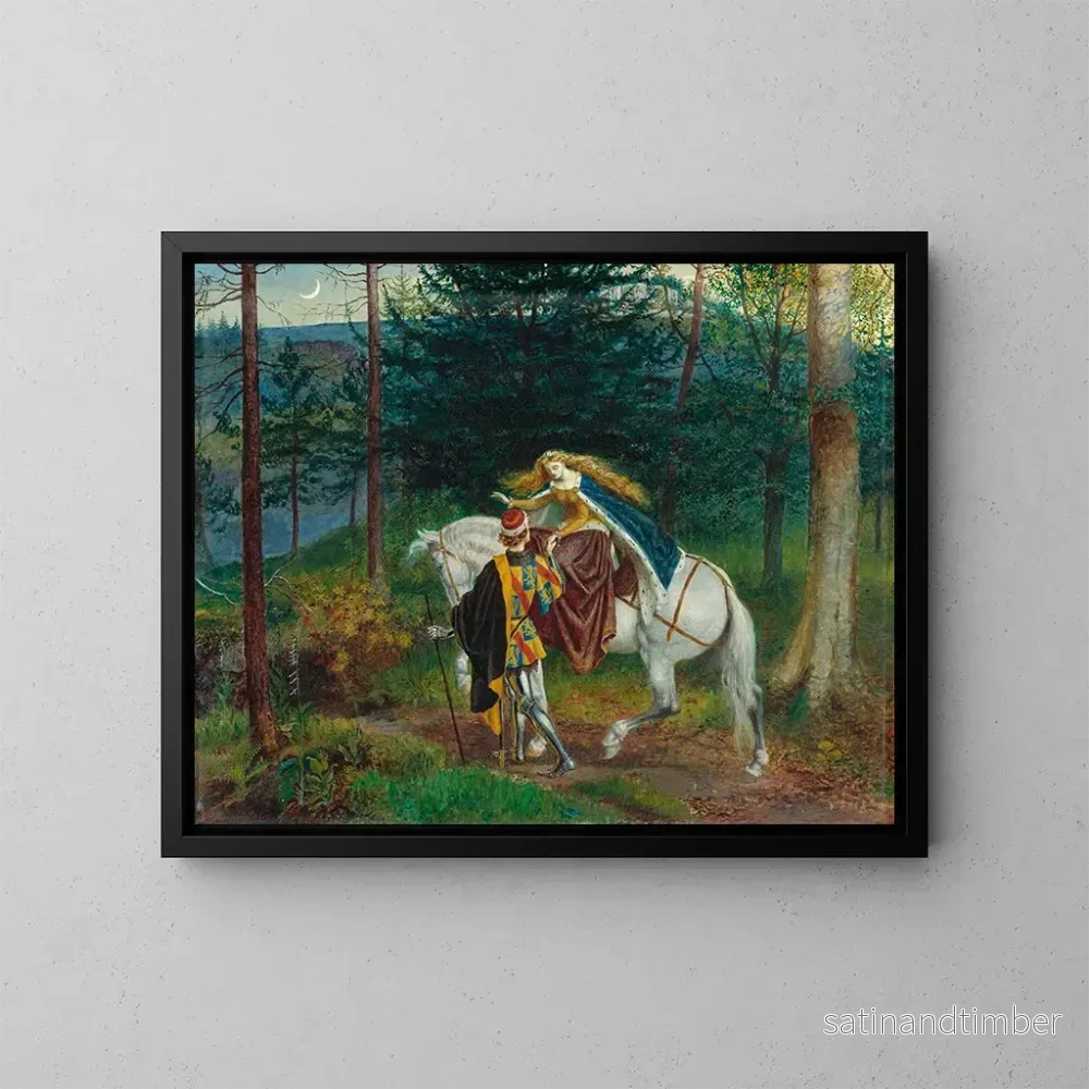 Reproduktion av målningen La Belle Dame sans merci - Walter Crane
