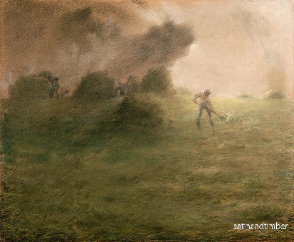 Reproduktion av målningen En storm under skörden - Jean-François Millet - Bild 2