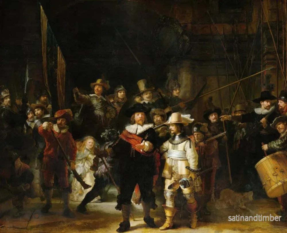 Reproduktion av målningen La Ronde de nuit - Rembrandt van Rijn - Bild 2