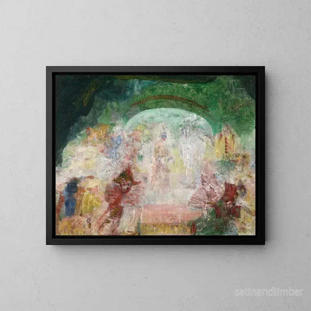 Reproduktion av målningen Mascarade - James Ensor