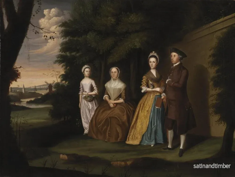 Reproduktion av målningen La famille Wiley - William Williams - Bild 2