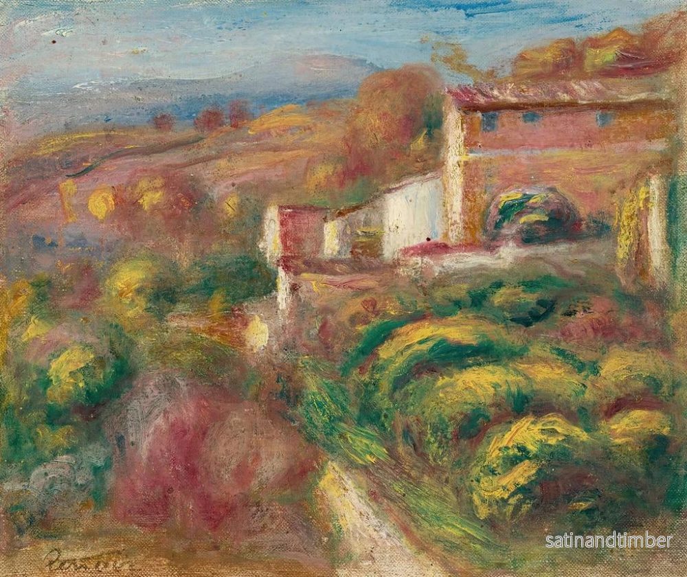 Reproduktion av målningen Maison de la Poste - Pierre-Auguste Renoir - Bild 2