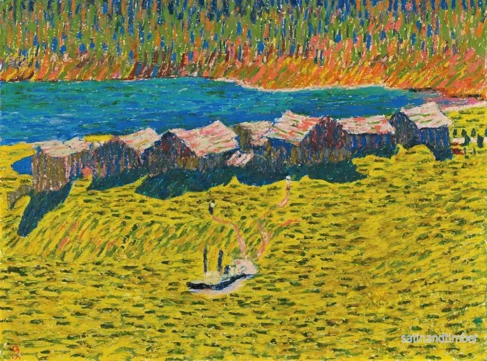 Reproduktion av målningen Capolago - Giovanni Giacometti - Bild 2