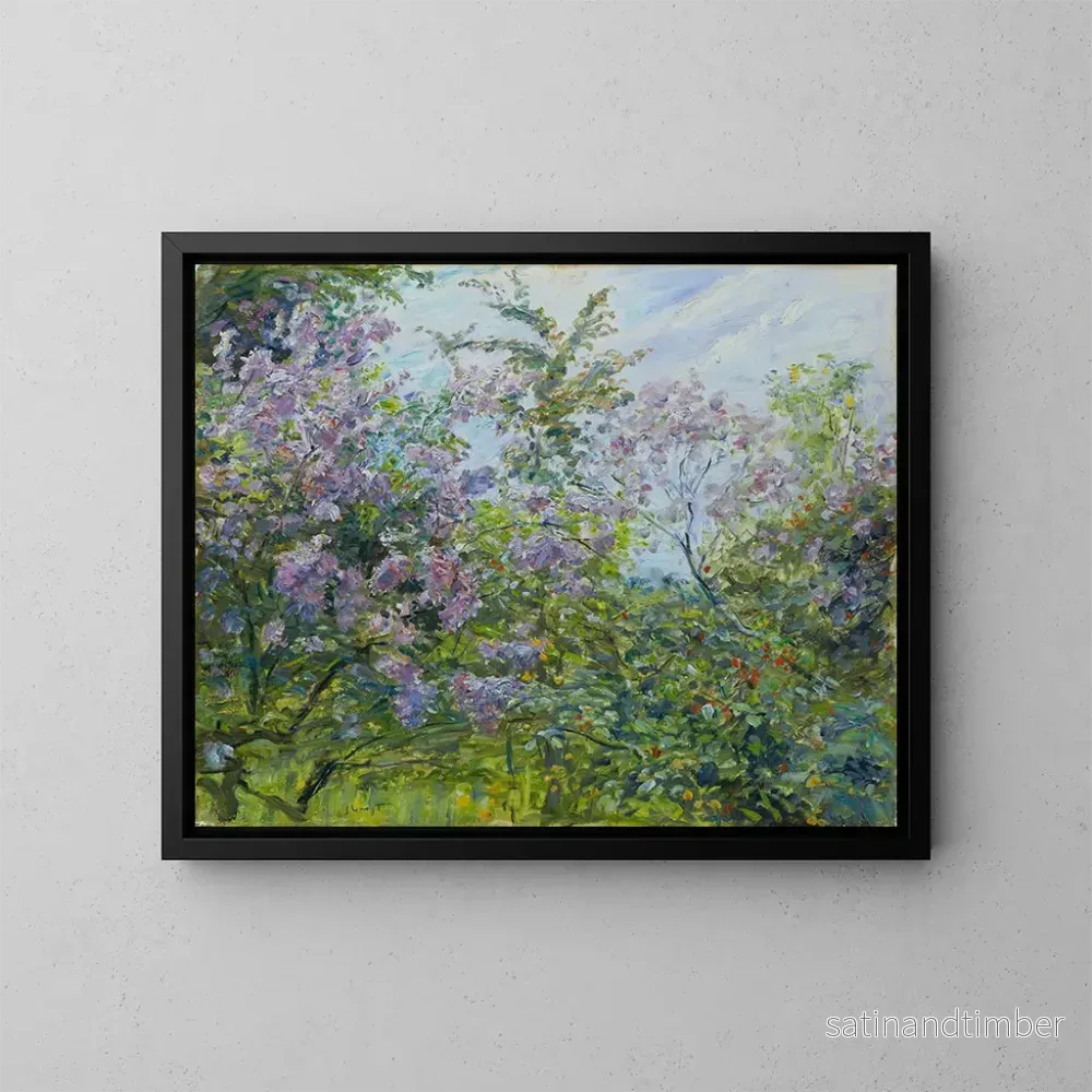 Reproduktion av målningen Lilas i blommor - Max Slevogt