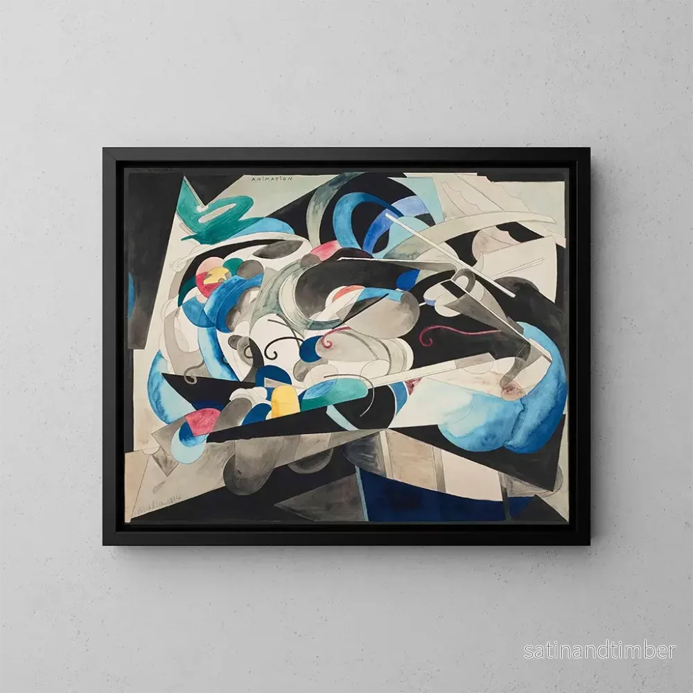 Reproduktion av målningen Animation – Francis Picabia Reproduktion av målningen Animation – Francis Picabia