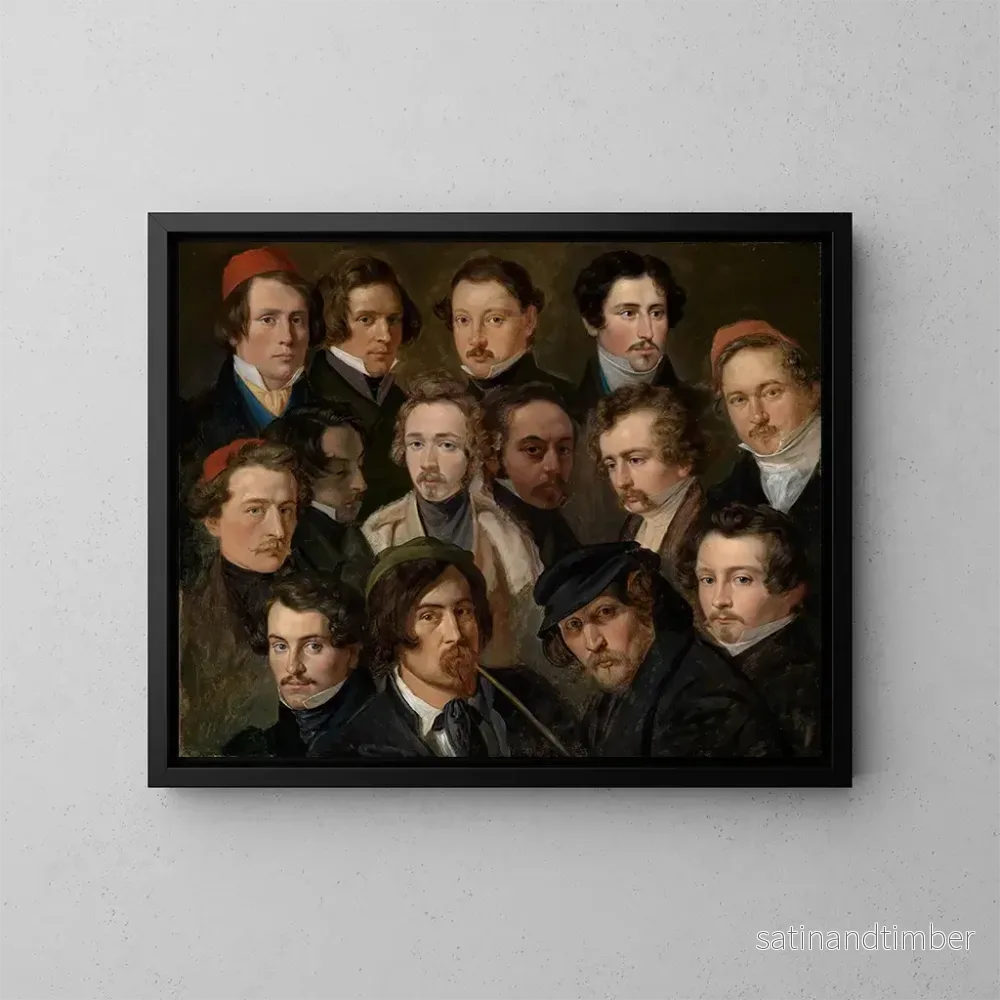 Reproduktion av målningen Les camarades - Friedrich Mosbrugger
