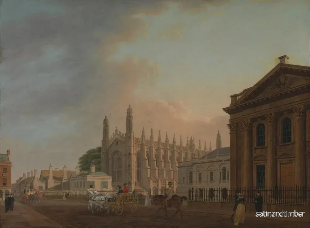 Reproduktion av målningen La Parade des Rois à Cambridge - Thomas Malton le Jeune - Bild 2