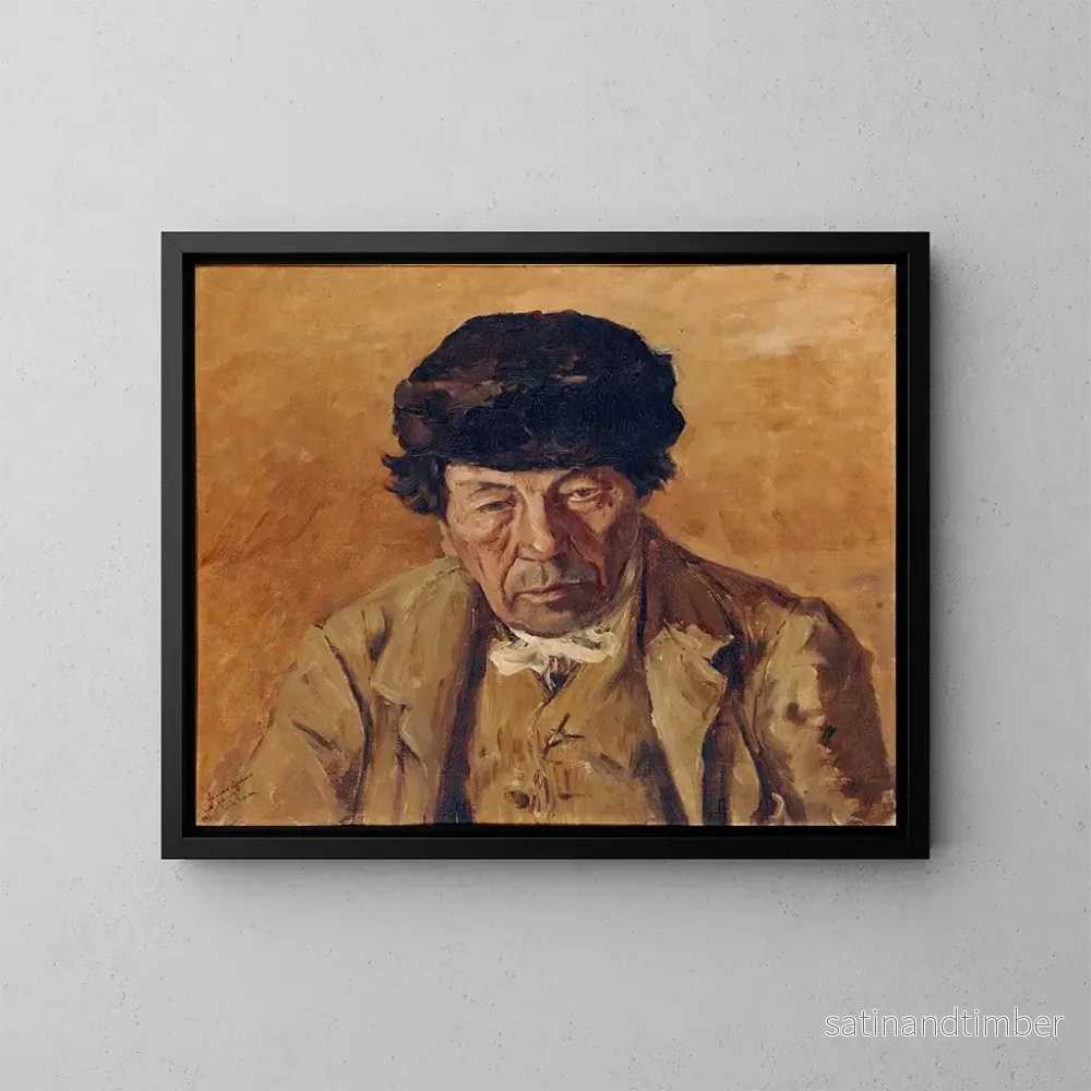 Reproduktion av målningen Le vieux garde Nocart - Émile Barau
