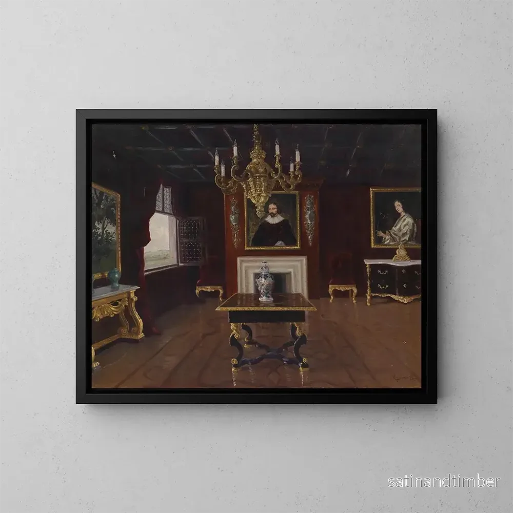Reproduktion av målningen Elegant inomhusmålning - Jakob Koganowsky