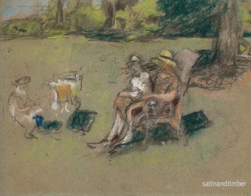 Reproduktion av målningen Madame Henri Kapferer och hennes barn - Édouard Vuillard - Bild 2