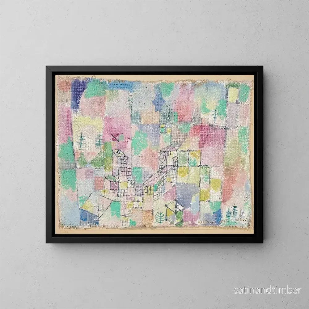 Reproduktion av målningen Två små nöjen - Paul Klee
