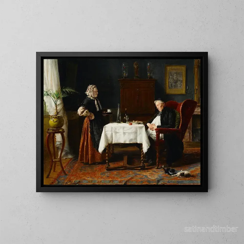 Reproduktion av målningen Quiétude - Gérard Portielje