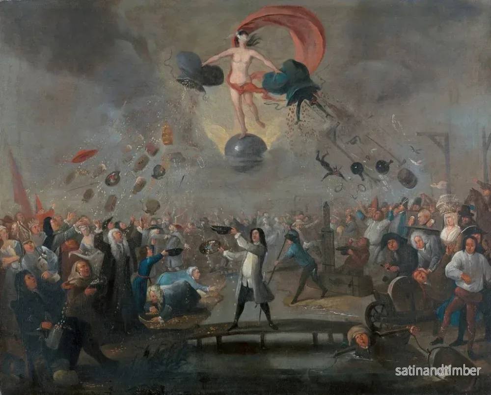 Reproduktion av målningen Allégorie de la Fortune - Balthazar Nebot - Bild 2