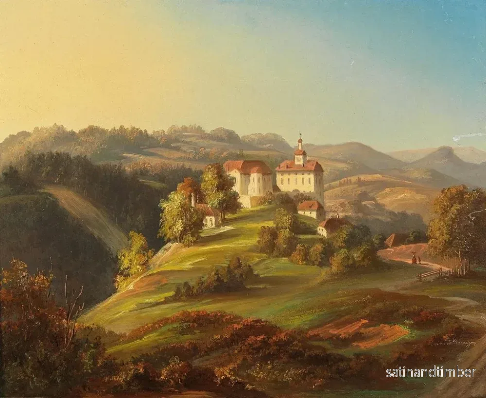 Reproduktion av målningen Vue du château d'Aichberg - Konrad Kreuzer - Bild 2