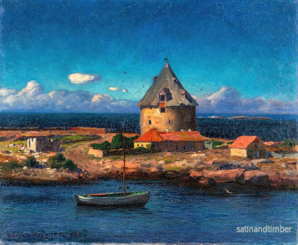 Reproduktion av målningen Vue de Christians - Oscar Hullgren - Bild 2
