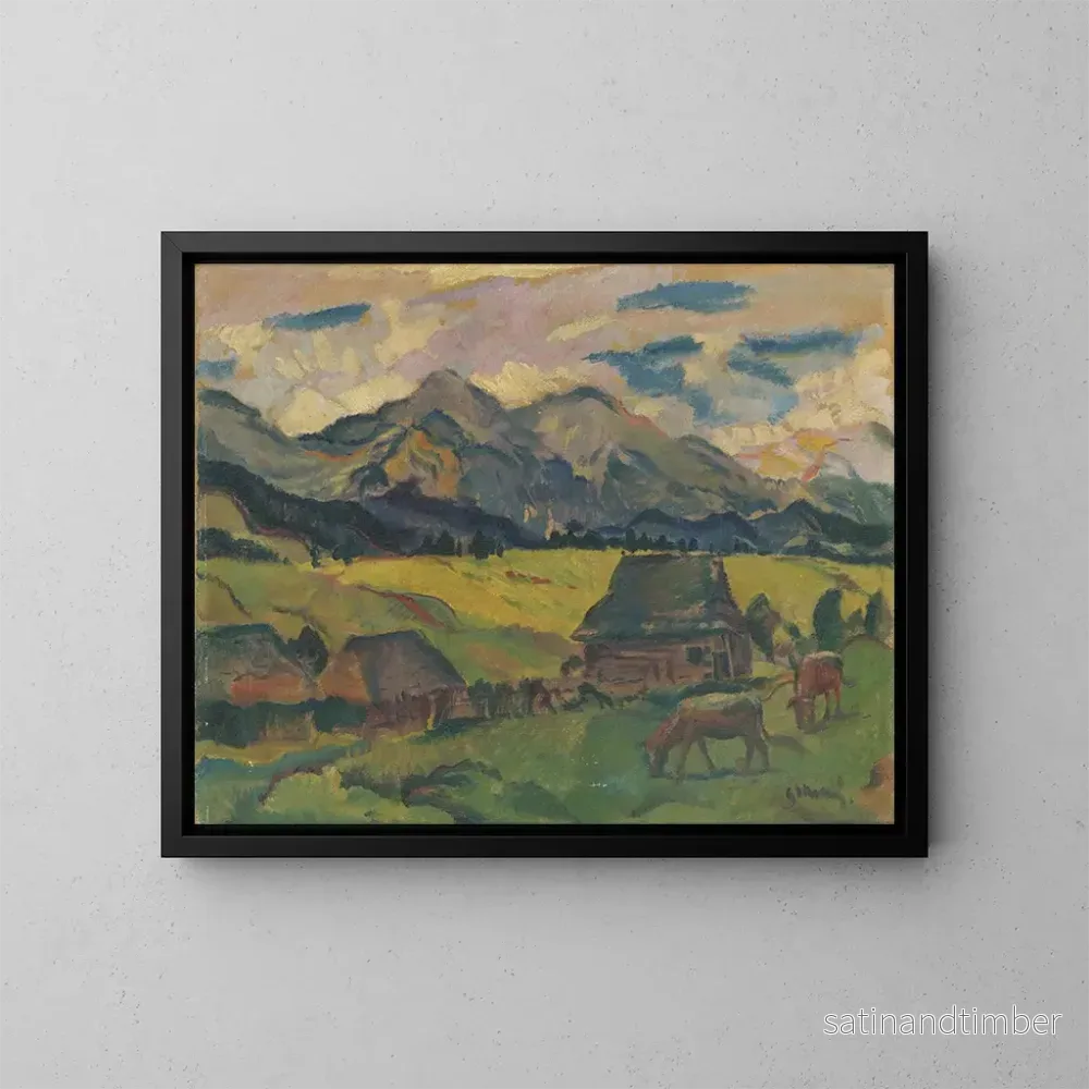 Reproduktion av målningen Motiv av diar - Gustav Mahler