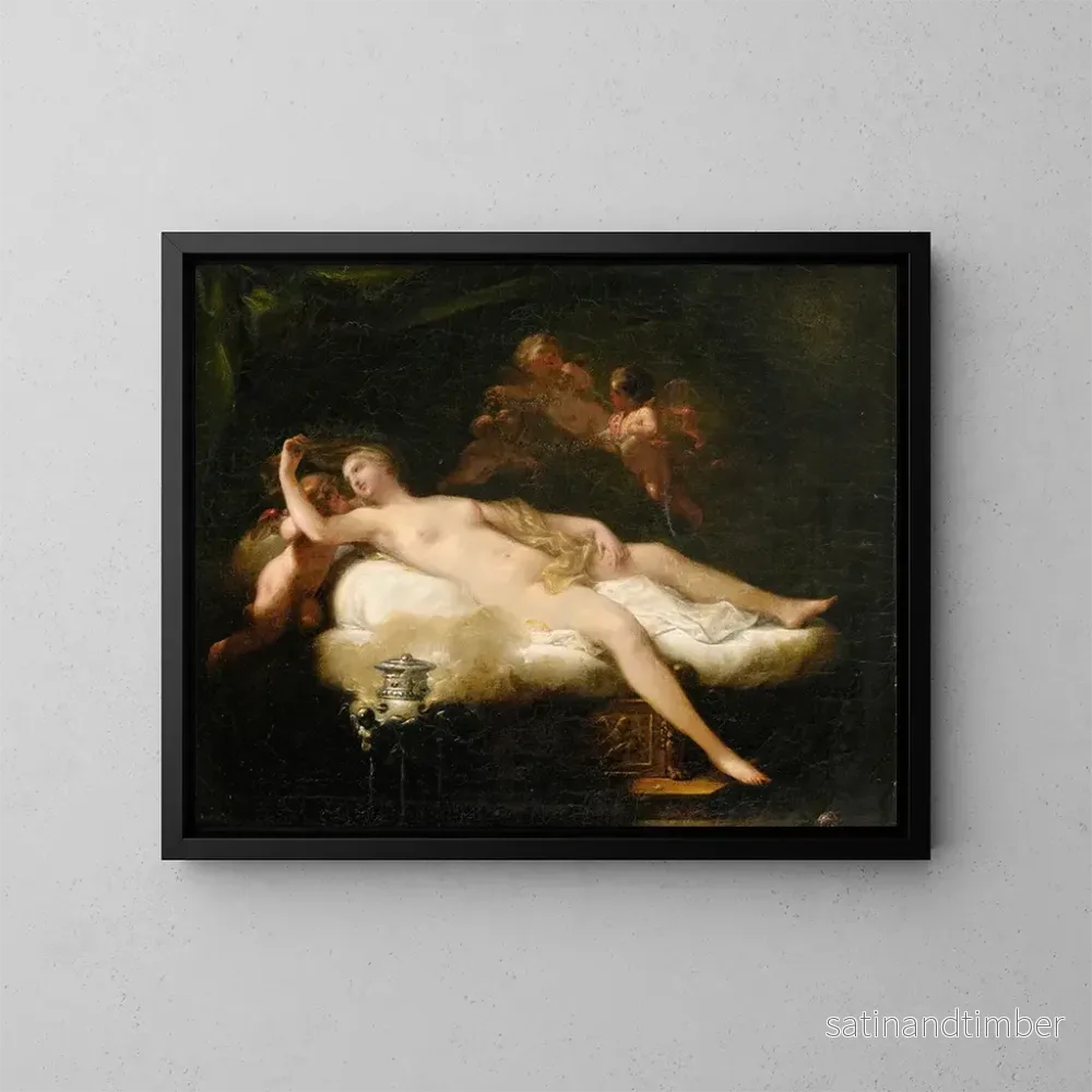 Reproduktion av målningen Psyche - Jean-Baptiste Regnault