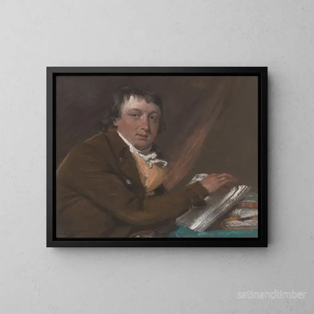 Reproduktion av målningen William Curtis, entomolog och botanist - John Raphael Smith