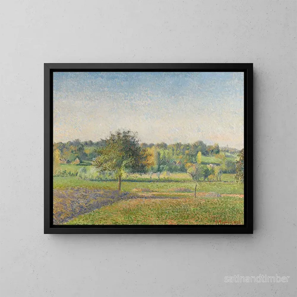 Reproduktion av målningen Prairie ragny - Camille Pissarro