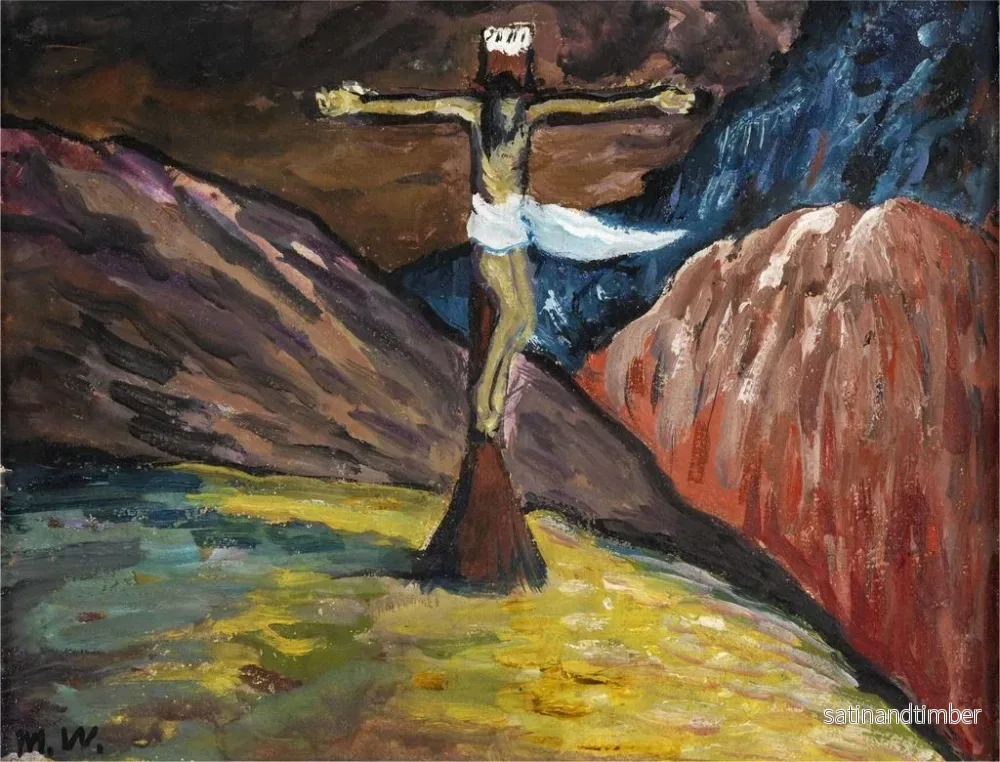 Reproduktion av målningen Golgatha - Marianne von Werefkin - Bild 2