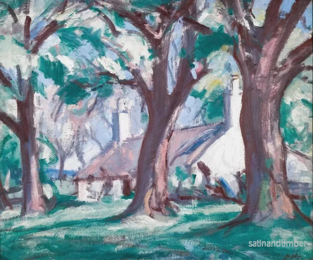Reproduktion av målningen Kirkcudbright - Samuel John Peploe - Bild 2