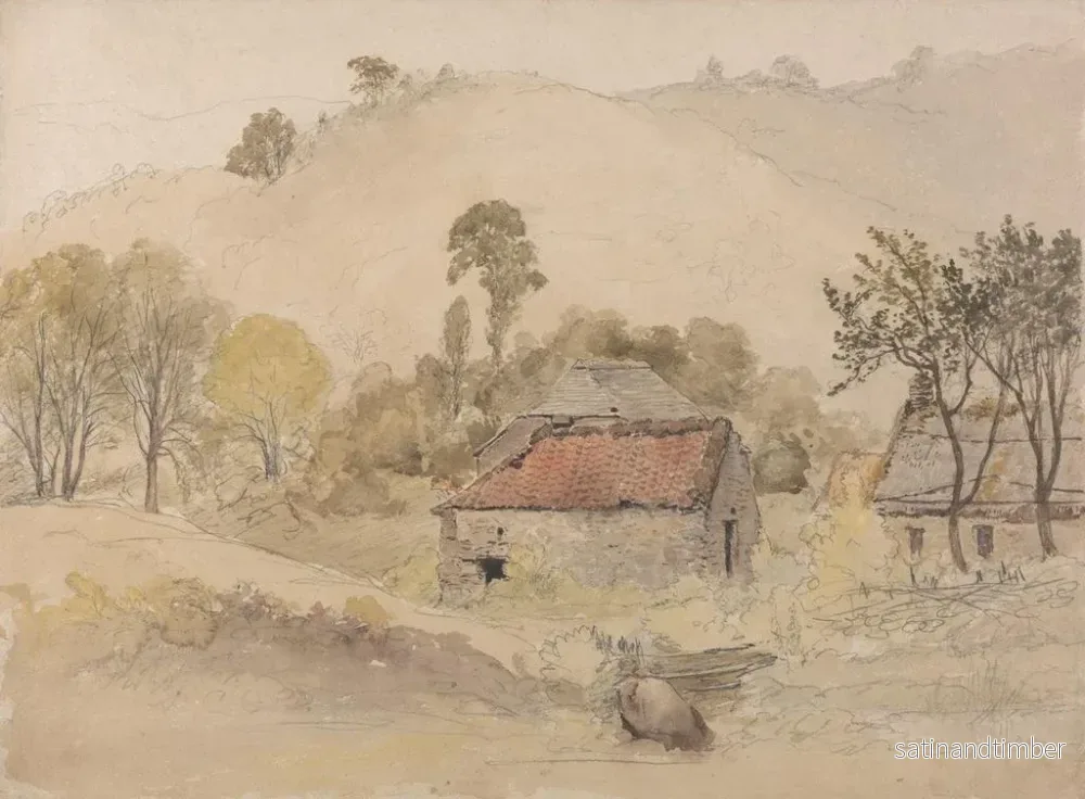 Reproduktion av målningen Les Granges - Samuel Palmer - Bild 2