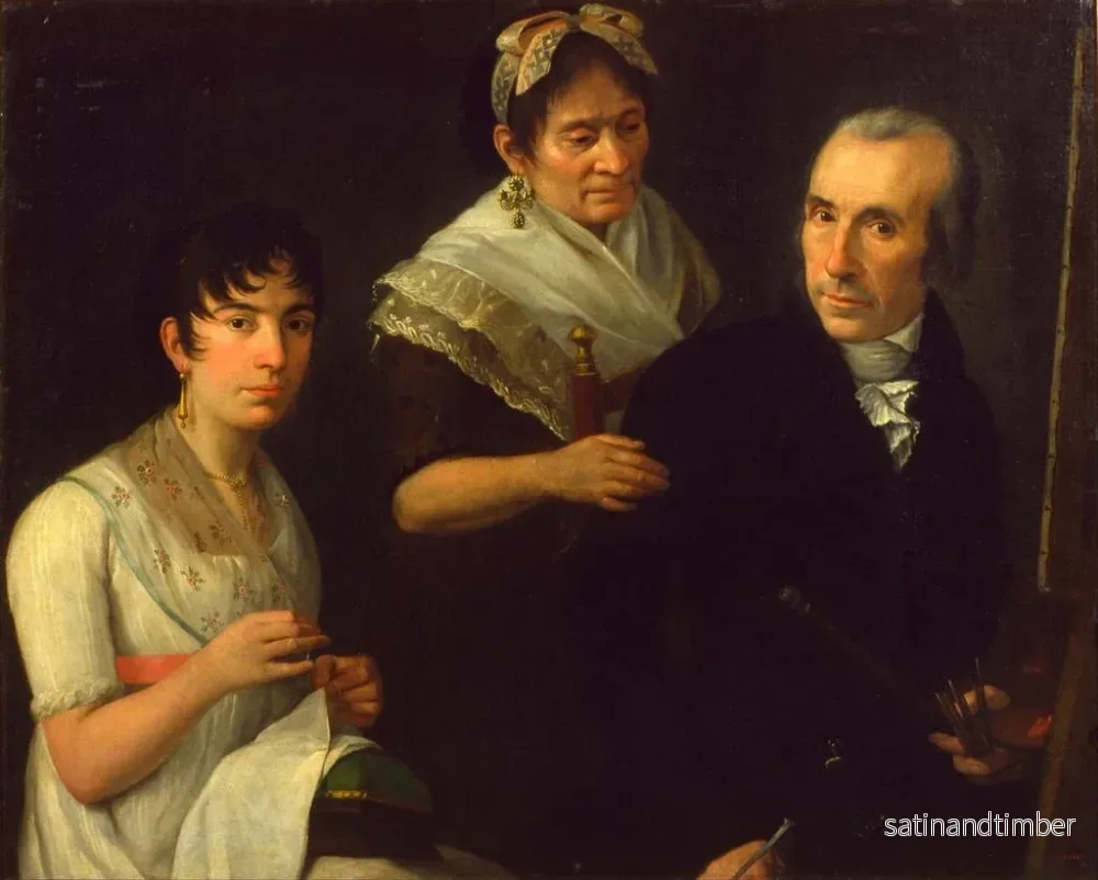 Reproduktion av målningen La Famille du peintre - Francesc Lacoma i Sans - Bild 2