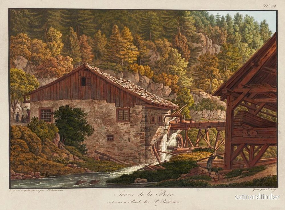 Reproduktion av målningen Source de la Birse - Peter Birmann - Bild 2
