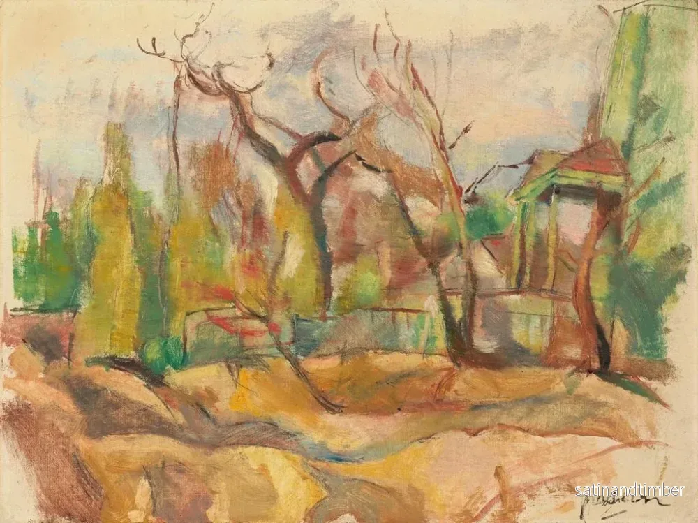 Reproduktion av målningen Landskap i Kuba - Jules Pascin - Bild 2