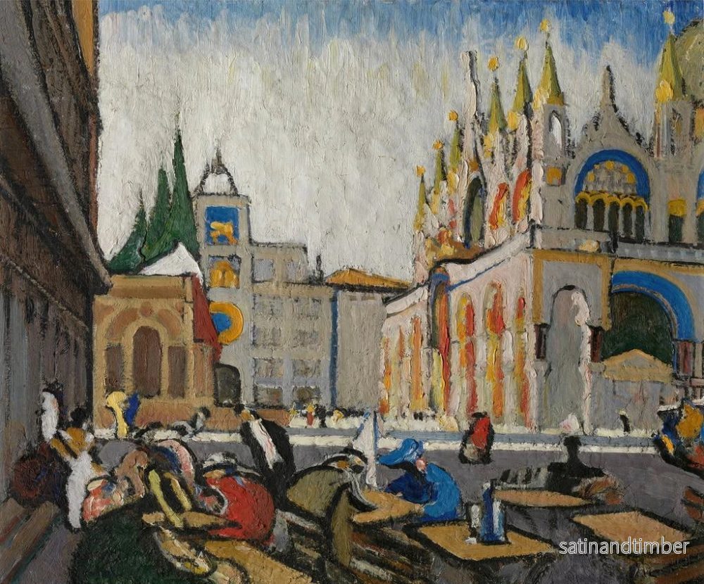 Reproduktion av målningen San Marco från Piazetta - Jules Schmalzigaug - Bild 2