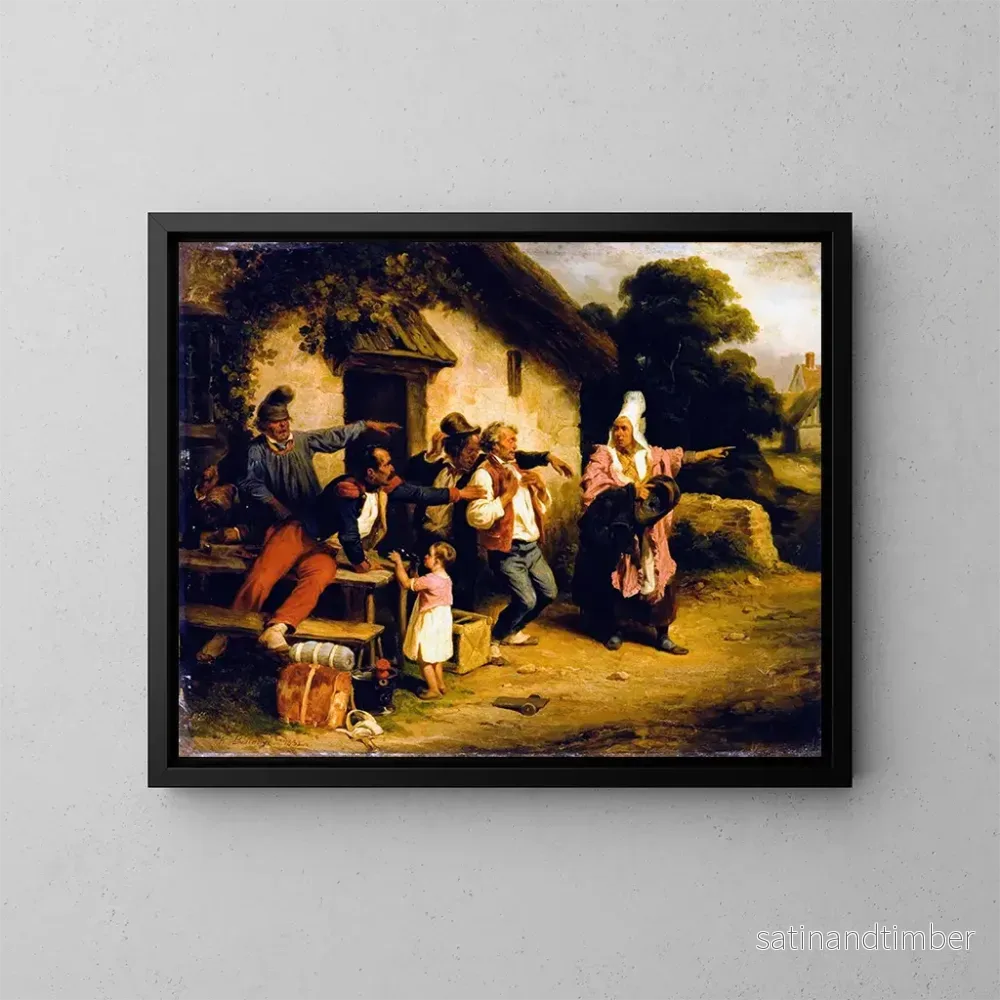 Reproduktion av målningen L'ivrogne - Hippolyte Bellangé