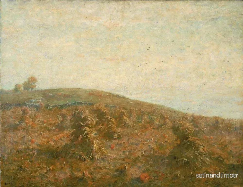 Reproduktion av målningen Le Champ de maïs - Henry Ward Ranger - Bild 2