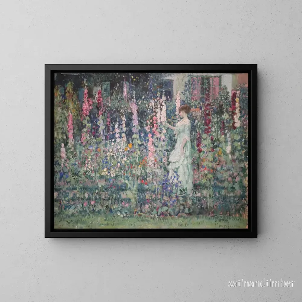Reproduktion av målningen Althéas – Frederick Carl Frieseke Reproduktion av målningen Althéas – Frederick Carl Frieseke