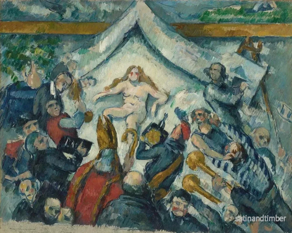 Reproduktion av målningen Le Féminin Éternel - Paul Cézanne - Bild 2