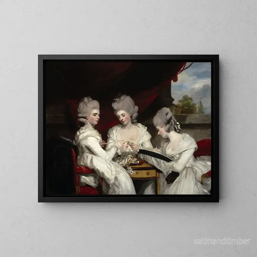 Reproduktion av målningen Les dames Waldegrave - Sir Joshua Reynolds