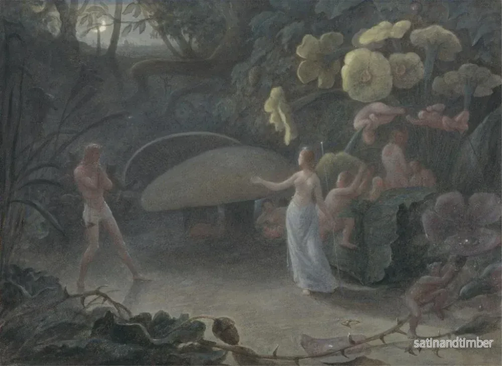 Reproduktion av målningen Oberon och Titania - Francis Danby - Bild 2