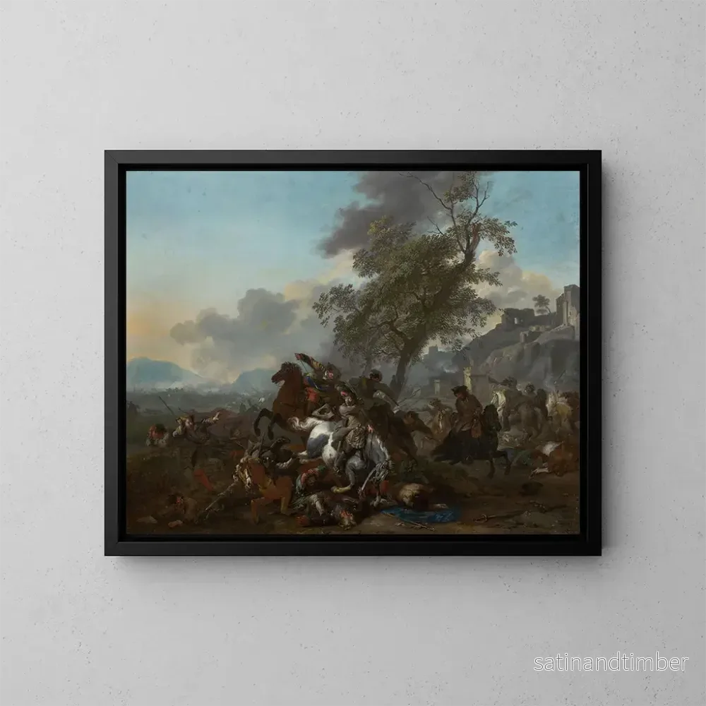 Reproduktion av målningen Bataille – Jan van Huchtenburg Reproduktion av målningen Bataille – Jan van Huchtenburg