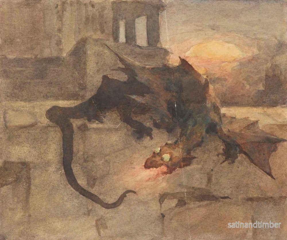 Reproduktion av målningen Dragon - Witold Pruszkowski - Bild 2