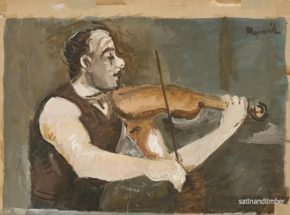 Reproduktion av målningen Fiddler gitan sur le dos - Cyprian Majernik - Bild 2