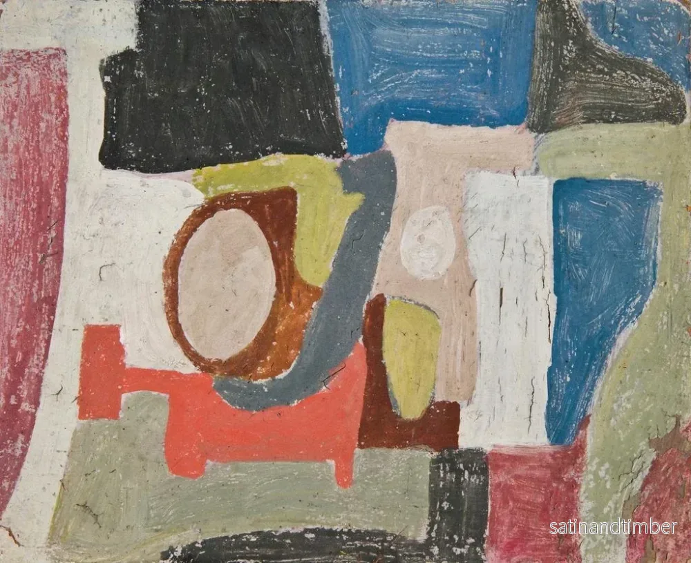 Reproduktion av målningen Composition abstraite I - Sasza Blonder - Bild 2