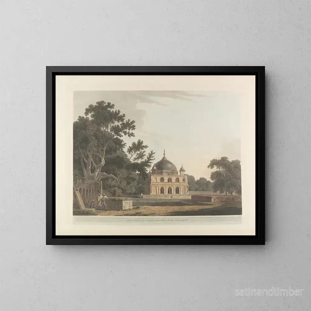 Reproduktion av målningen Scène orientale Pl17 - Thomas Daniell