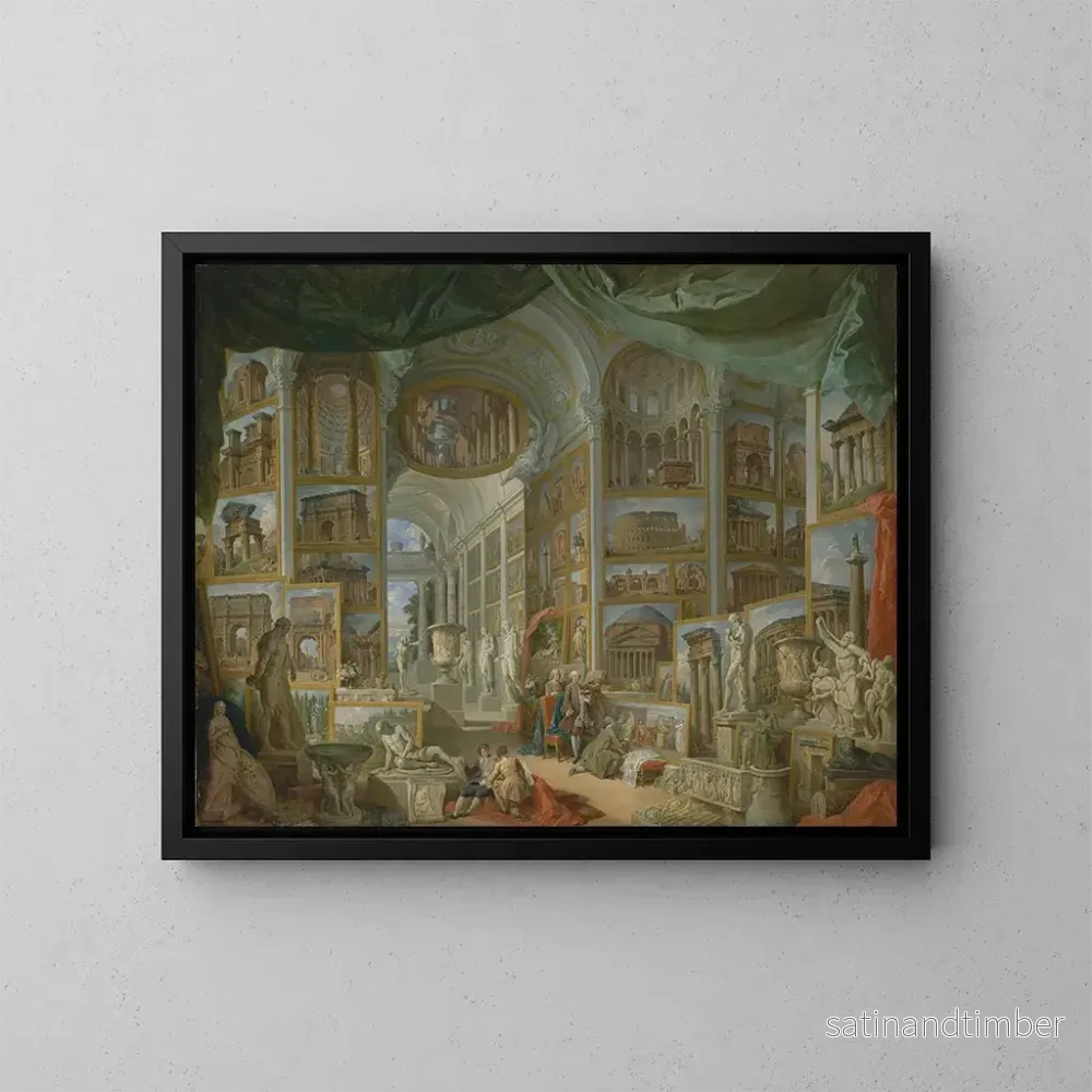 Reproduktion av målningen Rome antik - Giovanni Paolo Panini