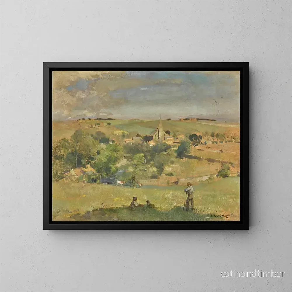 Reproduktion av målningen Les hauteurs de Cérès - Edward Arthur Walton